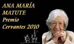 Ceremonia de entrega o premio cervantes da cultura 2010 a Ana Maria Matute